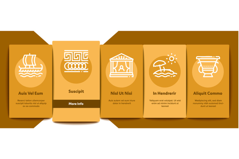 greece-country-history-onboarding-elements-icons-set-vector