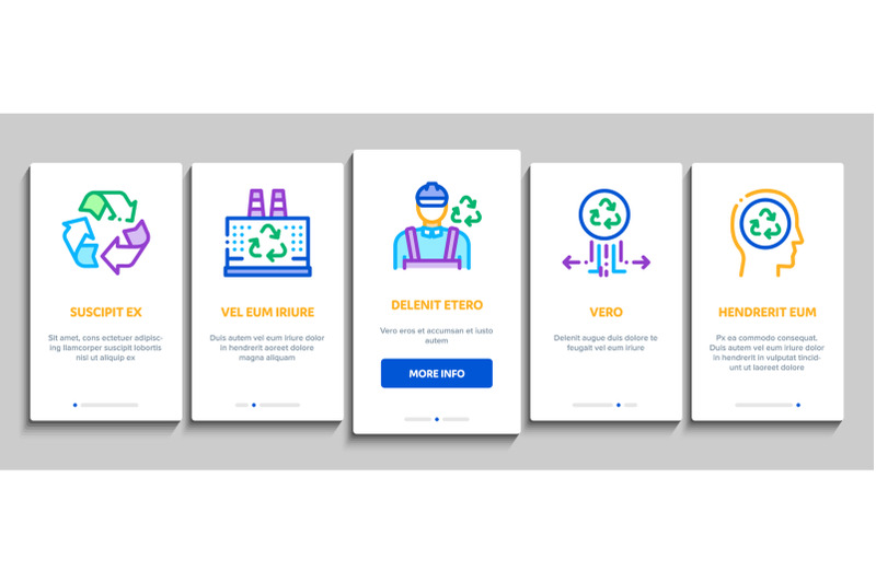 recycle-factory-ecology-industry-onboarding-elements-icons-set-vector