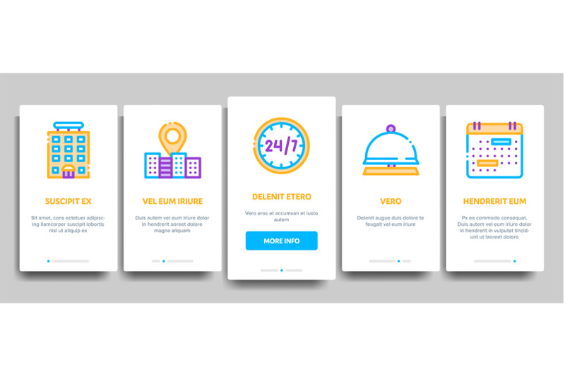 collection-hostel-elements-vector-onboarding