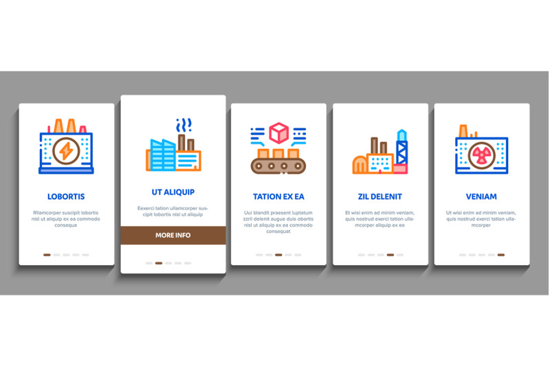 factory-industrial-onboarding-elements-icons-set-vector