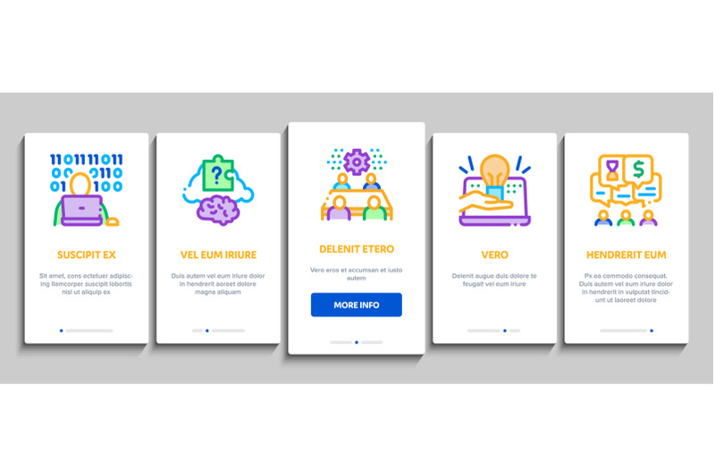 hackathon-development-onboarding-elements-icons-set-vector