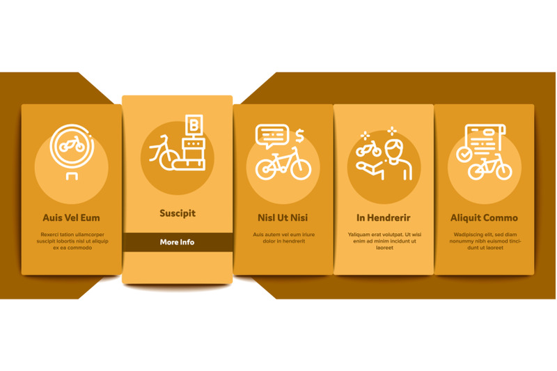 bike-sharing-business-onboarding-elements-icons-set-vector