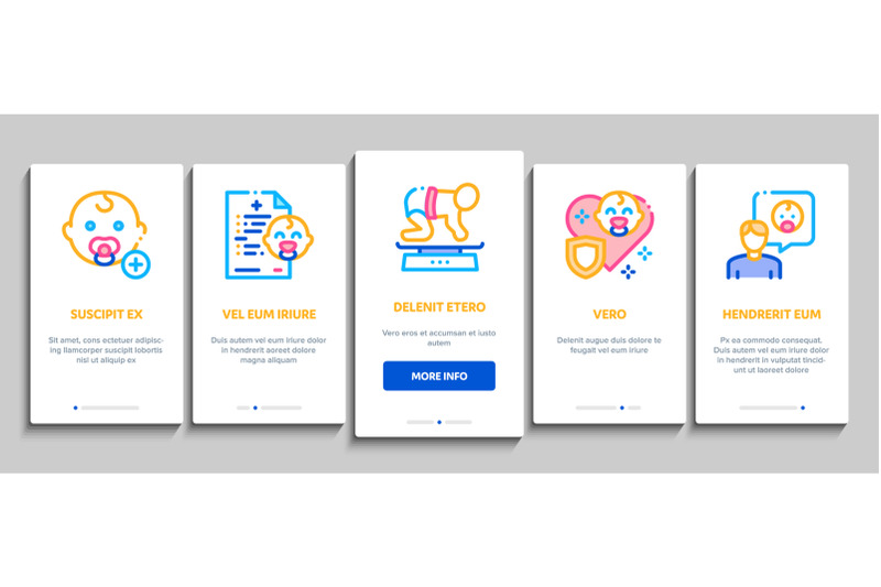 pediatrics-medical-onboarding-elements-icons-set-vector