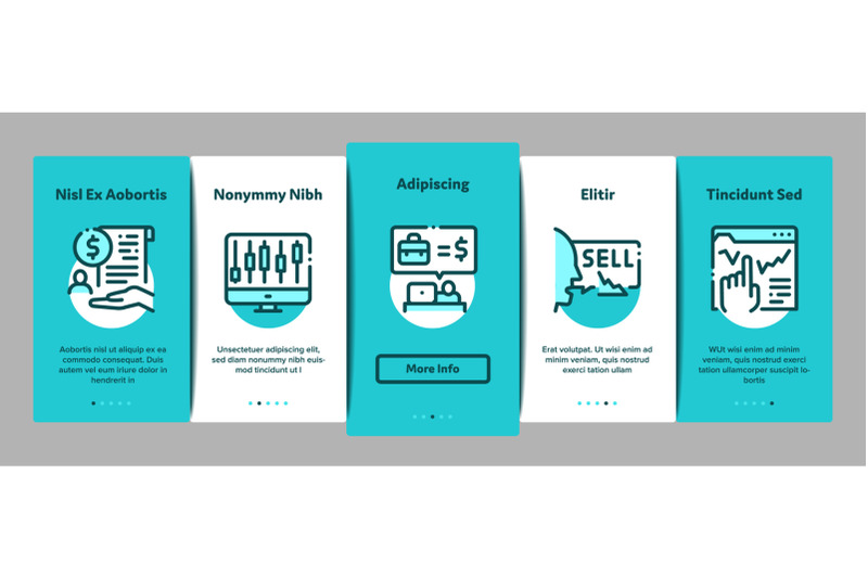 broker-advice-business-onboarding-elements-icons-set-vector