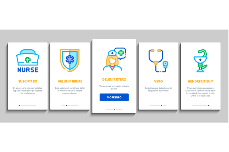 nurse-medical-aid-onboarding-elements-icons-set-vector