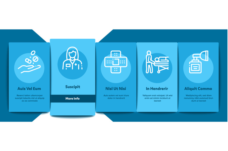 nurse-medical-aid-onboarding-elements-icons-set-vector