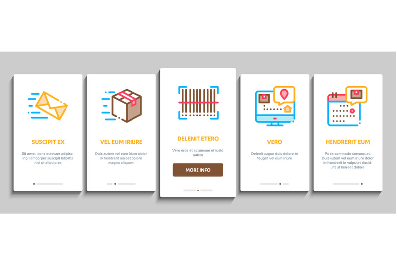 postal-transportation-company-onboarding-vector