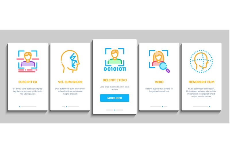 recognition-onboarding-elements-icons-set-vector