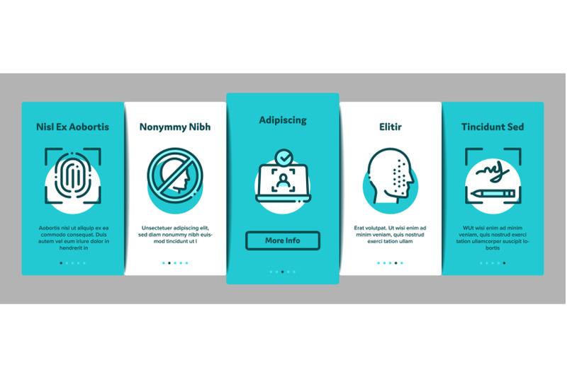 recognition-onboarding-elements-icons-set-vector