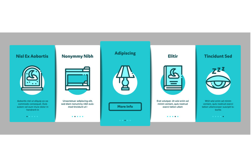 sleeping-time-devices-onboarding-elements-icons-set-vector