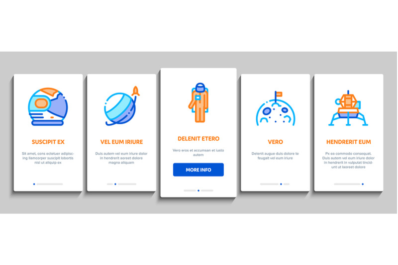 astronaut-equipment-onboarding-elements-icons-set-vector