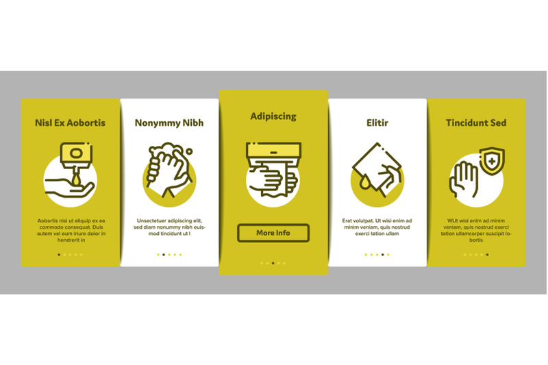 hand-healthy-hygiene-onboarding-elements-icons-set-vector