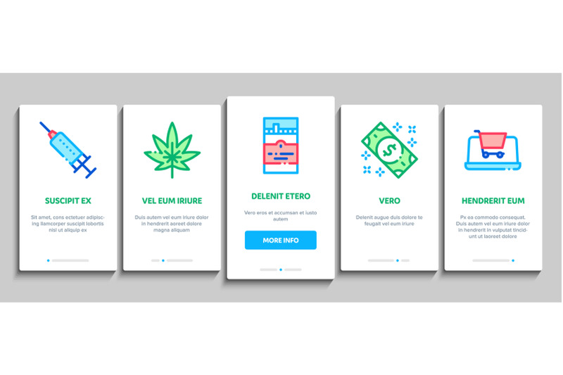 addiction-bad-habits-onboarding-elements-icons-set-vector