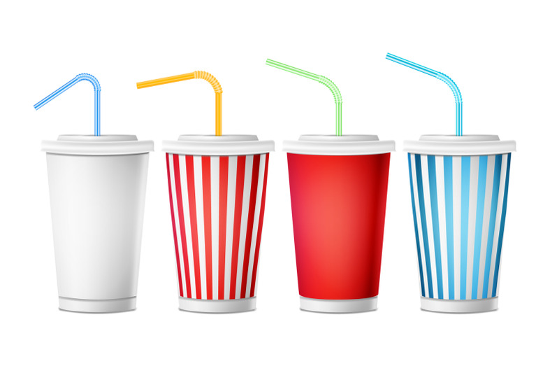 soda-cup-template-vector-3d-realistic-paper-disposable-cups-set-for-beverages-with-drinking-straw-isolated-on-white-background-packaging-illustration