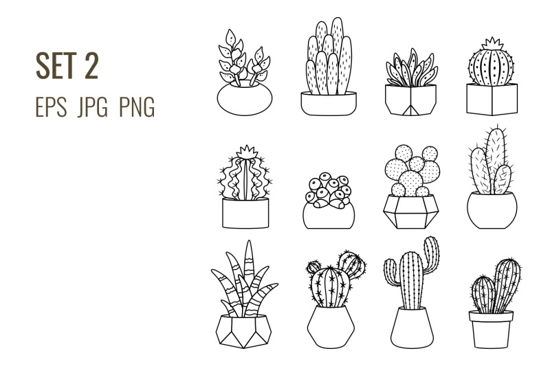 outline-cacti-and-succulents-set