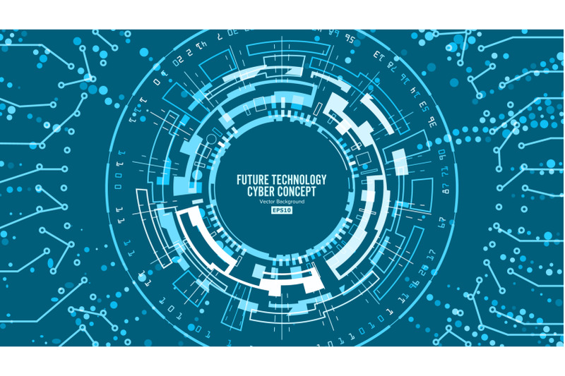 abstract-futuristic-technological-background-vector-security-print-blue-electronic-network-digital-system-design