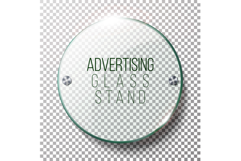 advertising-round-glass-blank-3d-realistic-vector-illustration-mock-up-template-on-transparent-background