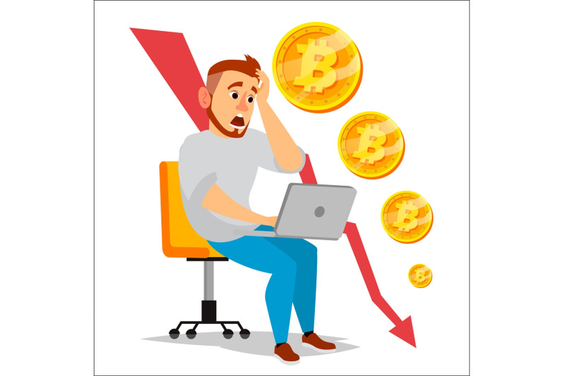 bitcoin-crash-graph-vector-bitcoin-price-drops-crypto-currency-market-concept-surprised-investor-or-businessman-annoyance-panic-isolated-flat-cartoon-illustration