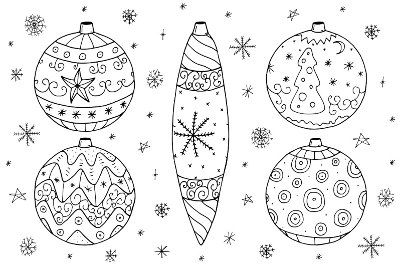 christmas-set-in-doodle-style