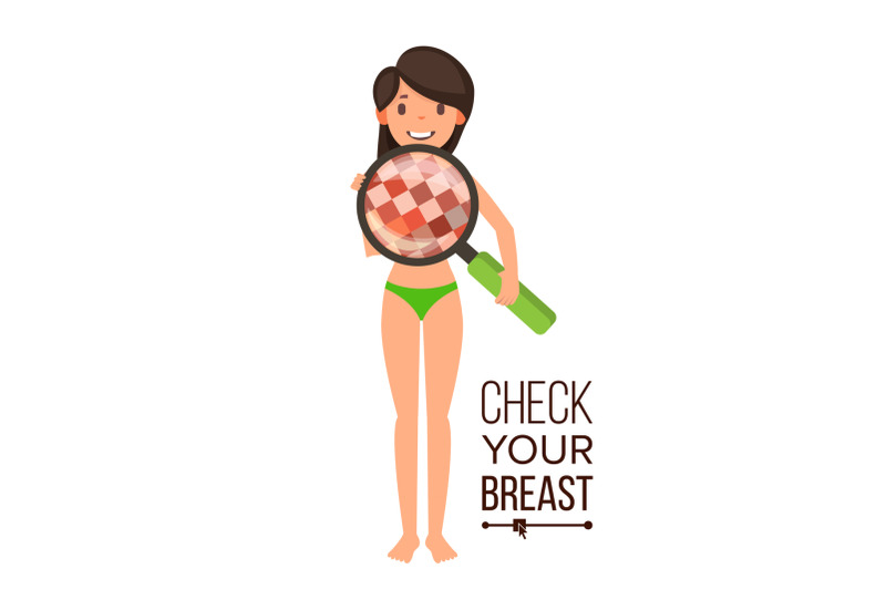 check-your-breast-vector-naked-woman-magnifying-glass-censored-skin-body-female-healthcare-sex-concept-oncology-tumor-medical-flyer-brochure-check-breast-cancer-isolated-cartoon-illustration