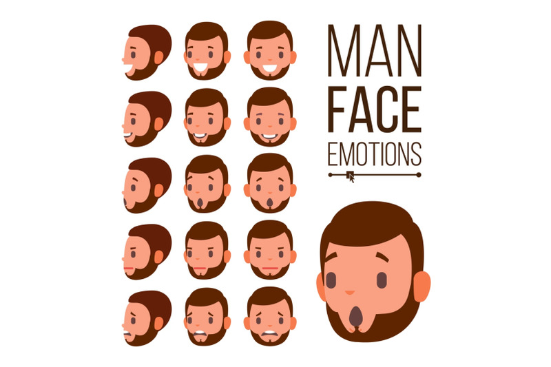 man-emotions-vector-young-male-face-portraits-sadness-anger-rage-surprise-shock-isolated-flat-cartoon-illustration