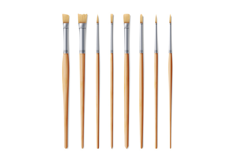 realistic-artist-paintbrushes-set