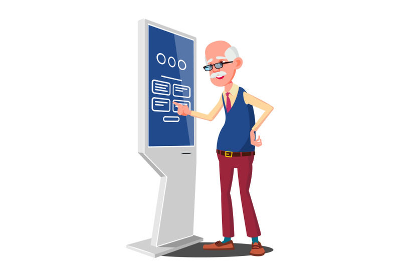 old-man-using-atm-machine-digital-terminal-vector-digital-kiosk-led-display-self-service-information-system-isolated-flat-cartoon-illustration