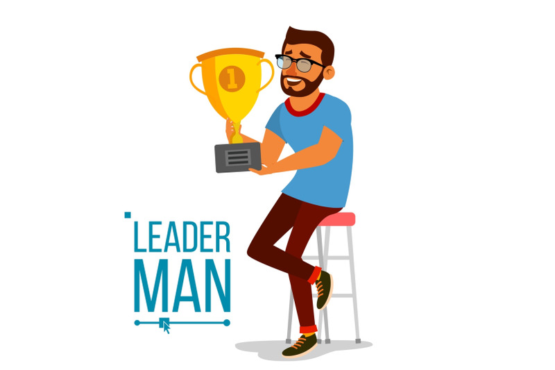 attainment-concept-vector-businessman-leader-holding-winner-golden-cup-objective-attainment-achievement-best-worker-achiever-modern-office-employee-flat-cartoon-illustration