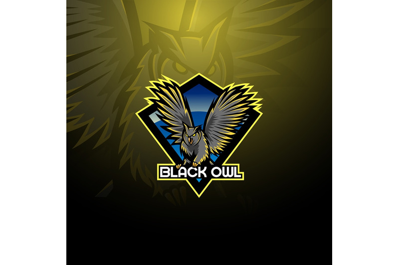 nocturnal-bird-owl-mascot-logo