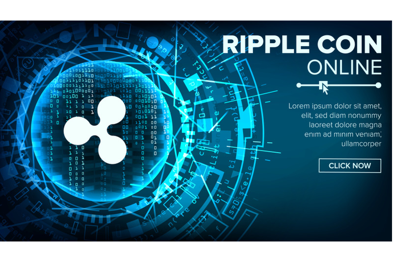 ripple-abstract-technology-background-vector-binary-code-fintech-blockchain-cryptography-cryptocurrency-mining-concept-illustration