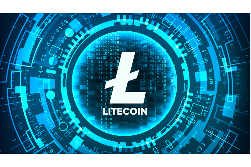 litecoin-abstract-technology-background-vector-binary-code-fintech-blockchain-cryptography-cryptocurrency-mining-concept-illustration
