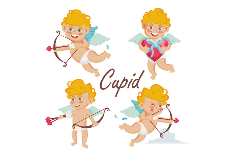 cupid-set-vector-cupids-bow-cupid-in-different-poses-happy-valentine-s-day-element-for-graphic-design-isolated-flat-cartoon-character-illustration