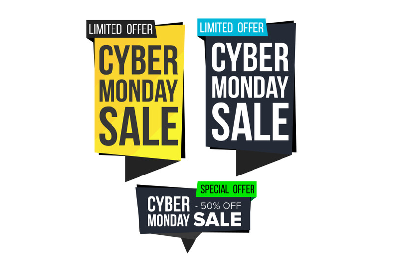 cyber-monday-sale-banner-set-vector-november-online-shopping-discount-banners-monday-sale-banner-tag-cyber-price-tag-labels-isolated-illustration