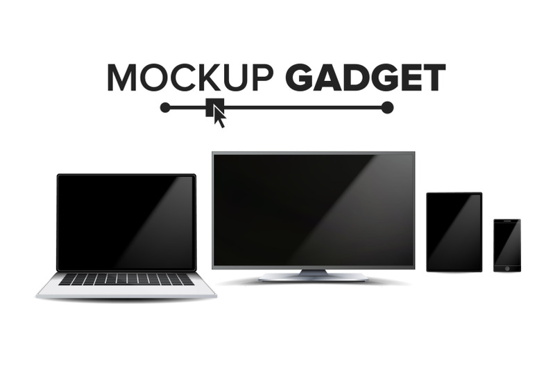 gadget-and-device-mockup-vector-trendy-electronic-gadgets-isolated-illustration