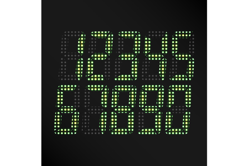 digital-glowing-numbers-vector