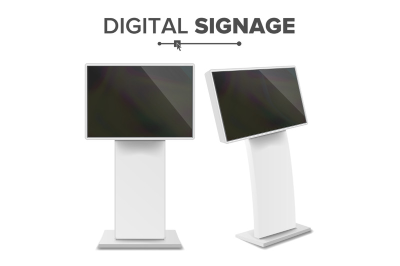 digital-terminal-with-touch-screen-vector-interactive-digital-informational-kiosk-digital-kiosk-led-display-isolated-illustration