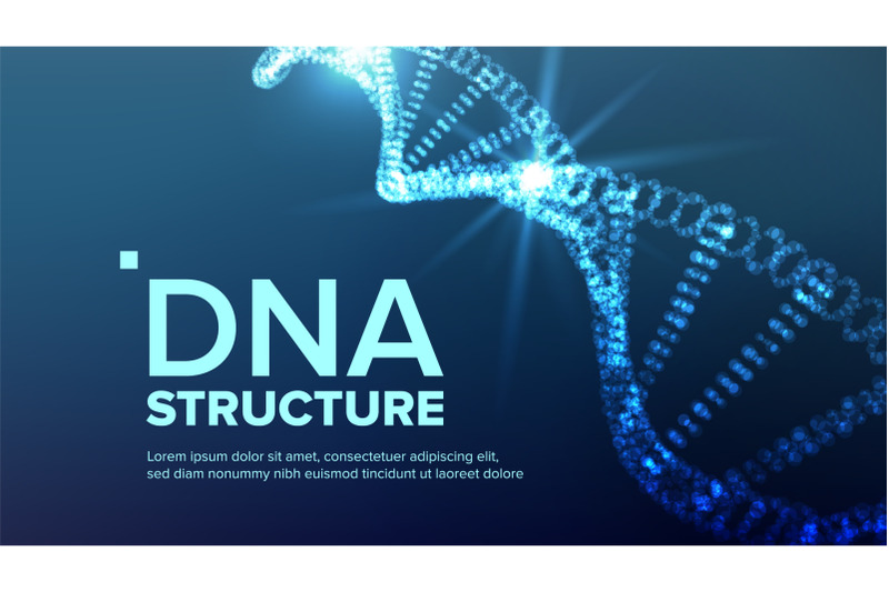 dna-structure-vector-futuristic-code-biotechnology-concept-biochemistry-flyer-illustration