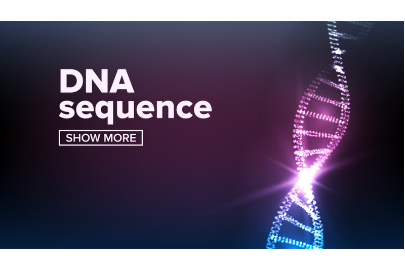 dna-structure-vector-human-genome-genetic-molecule-strand-sequence-illustration