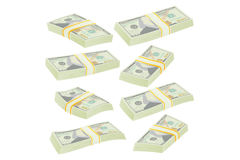 dollar-stacks-vector-money-banknotes