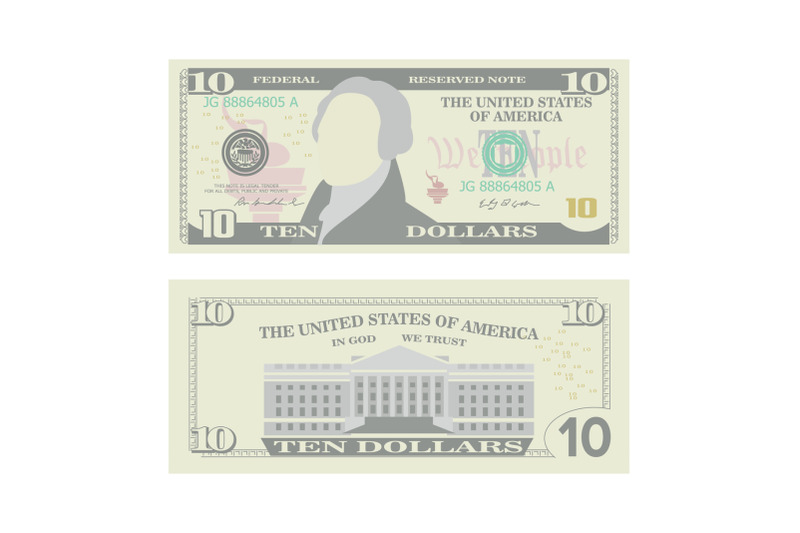 10-dollars-banknote-vector-cartoon