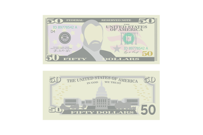 50-dollars-banknote-vector-cartoon
