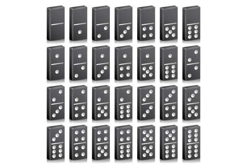 domino-full-set-vector-realistic-3d-illustration