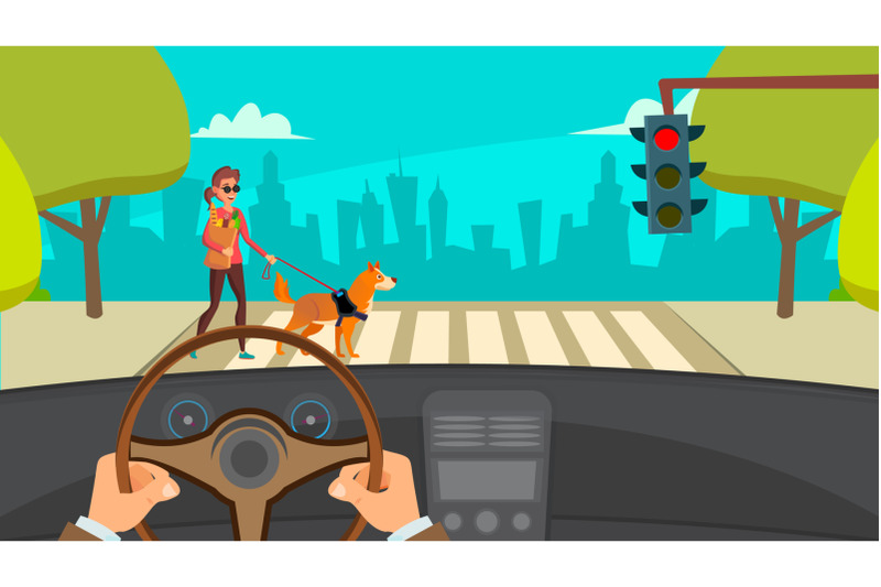 hands-driving-car-vector-highway-inside-a-car-flat-illustration