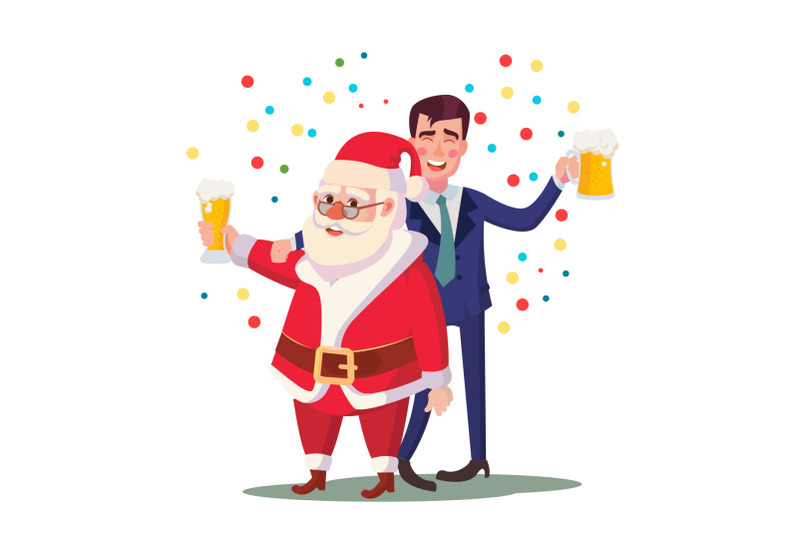 drunk-man-and-santa-claus-vector-corporate-christmas-party-at-restaurant-or-office-relaxing-celebrating-concept-isolated-flat-cartoon-character-illustration