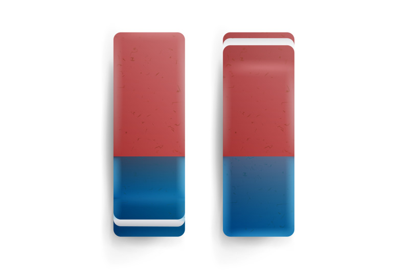 realistic-eraser-isolated-vector-school-blue-orange-rubber-icon-isolated-illustration