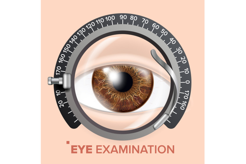 eye-test-banner-vector-clinic-consultation-optometrist-check-medical-background-illustration