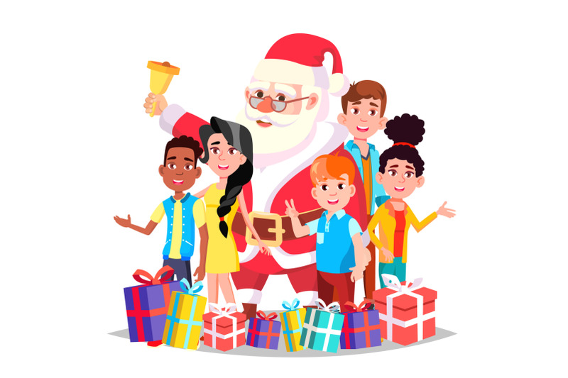 santa-claus-with-children-vector-happy-kids-traditional-event-happy-new-year-gifts-decoration-element-isolated-cartoon-illustration