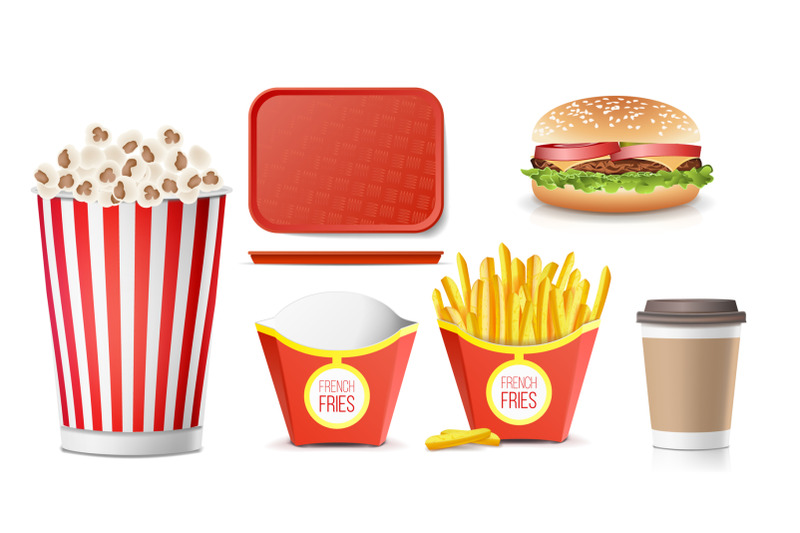 fast-food-icons-set-vector-french-fries-coffee-hamburger-cola-tray-salver-popcorn-isolated-on-white-background-illustration
