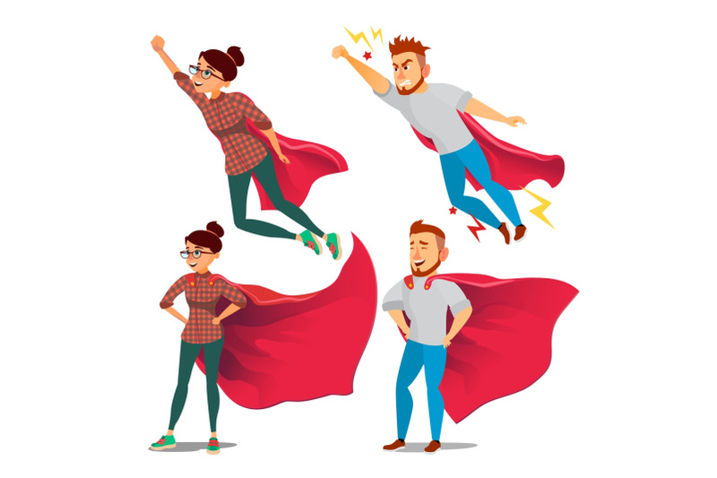super-businesswoman-character-vector-achievement-victory-concept-successful-superhero-business-person-waving-red-cape-isolated-flat-cartoon-illustration