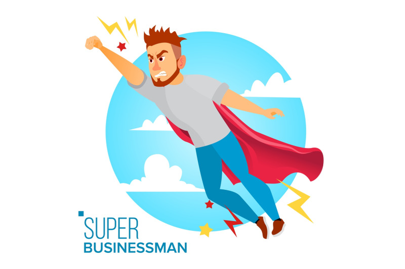 super-businessman-character-vector-red-cape-business-man-flying-to-success-leadership-concept-creative-modern-business-superhero-isolated-flat-cartoon-illustration